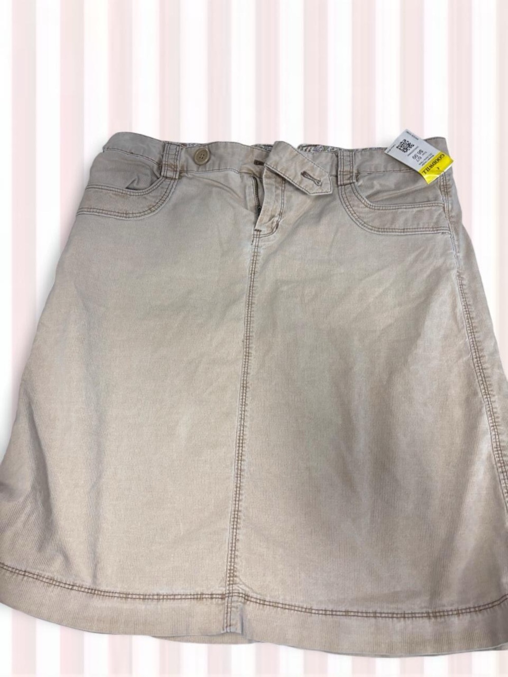 GAP Neutral Beige A-Line Skirt